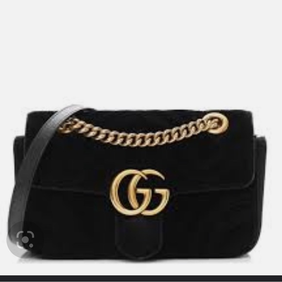velvet Marmont gucci bag - Picture 3 of 5